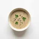 Pilzcremesuppe aus Instantpulver (mit Wasser zubereitet)