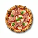 Pizza Prosciutto (mit Tomatensauce, Kochschinken, Mozzarella)