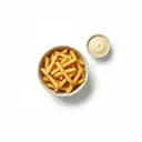 Pommes frites mit Mayonnaise