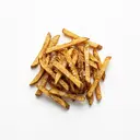 Pommes frites tiefgefroren, gebacken, gesalzen