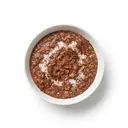 Porridge gesüßt, mit Milch 3,5 % Fett und Kakaopulver