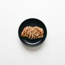 Pute Brust, ohne Haut, mariniert, gebraten ohne Fett (Pfanne)