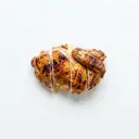 Pute Fleisch, mit Haut, gegrillt