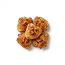 Pute Fleisch, mit Haut, tiefgefroren, gebraten ohne Fett (Pfanne)