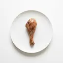 Pute Keule, ohne Haut, gebraten ohne Fett (Ofen)