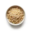 Reis unpoliert, gedünstet (mit Fett und Salz)