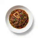 Rind Hinterhesse, geschmort ohne Fett