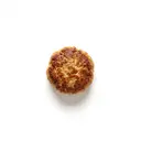 Rind/Schwein, Hacksteak, tiefgefroren, gebraten ohne Fett (Pfanne)