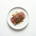 Rinderfilet mariniert, gebraten im Ofen