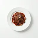 Rinderleber gebraten, mit Rotweinsauce