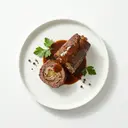 Rinderroulade geschmort, mit Sauce