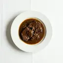 Rindfleisch geschmort (mit Fett und Salz)