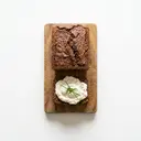 Roggenvollkornbrot mit Quark