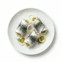 Rollmops mariniert, abgetropft