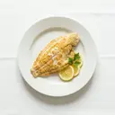 Rotzunge mehliert, gebraten