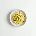 Rührei gebraten mit Kräutern