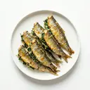 Sardinen mit Spinatfüllung gebacken