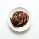 Schaf Bratenfleisch (Bug, fett) geschmort ohne Fett