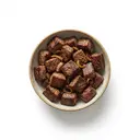 Schaf Gulasch (Bug, mager) gebraten ohne Fett (Pfanne)