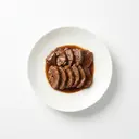 Schaf Herz, geschmort ohne Fett