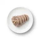 Schaf Hinterhaxe, mager, tiefgefroren, gekocht