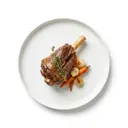 Schaf Hinterhaxe, mager, tiefgefroren, geschmort ohne Fett