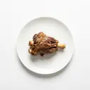 Schaf Hinterhaxe, mittelfett, tiefgefroren, geschmort ohne Fett