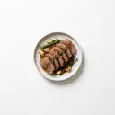 Schaf Keule, fett, geschmort ohne Fett