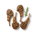 Schaf Kotelett, mariniert, gegrillt