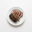 Schaf Rücken, gebraten ohne Fett (Ofen)