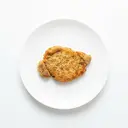 Schaf Schnitzel (Keule, mager) gebraten ohne Fett (Ofen)