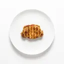 Schaf Schnitzel (Keule, mittelfett) gegrillt