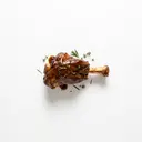 Schaf Vorderhaxe, mittelfett, tiefgefroren, geschmort ohne Fett