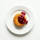 Schafmilch-Camembert paniert, frittiert