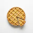 Schinkentorte mit Mürbeteig, gebacken