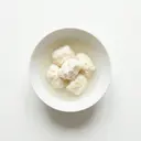 Schneeklößchen gesüßt, Suppeneinlage