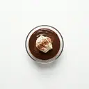 Schokoladenpudding, Flammeri, zubereitet aus Pulver und Milch 1,5 % Fett