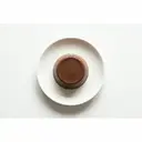 Schokoladenpudding, Flammeri, zubereitet aus Pulver und Milch 3,5 % Fett