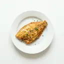 Schollenfilet mehliert, gebraten