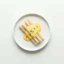 Schwarzwurzeln gekocht, mit Sauce Hollandaise/Holländischer Sauce