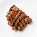 Schwein Bauch (wie gewachsen) mariniert, gegrillt