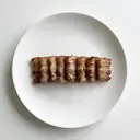 Schwein Bauch (wie gewachsen) tiefgefroren, gegrillt