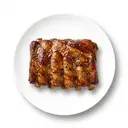 Schwein Dicke Rippe gebraten ohne Fett (Ofen)