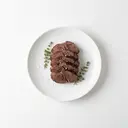 Schwein Herz, tiefgefroren, geschmort ohne Fett