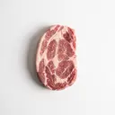 Schwein Kammsteak, roh