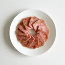 Schwein Kochschinken, Kochpökelware, gebraten ohne Fett (Pfanne)