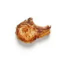 Schwein Kotelett (Rücken/caudal) gebraten ohne Fett (Ofen)