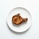 Schwein Kotelett (Rücken/cranial) tiefgefroren, gegrillt