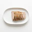 Schwein Lachsbraten, gebraten, ohne Fett (Ofen)