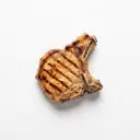 Schwein Stielkotelett, tiefgefroren, gegrillt